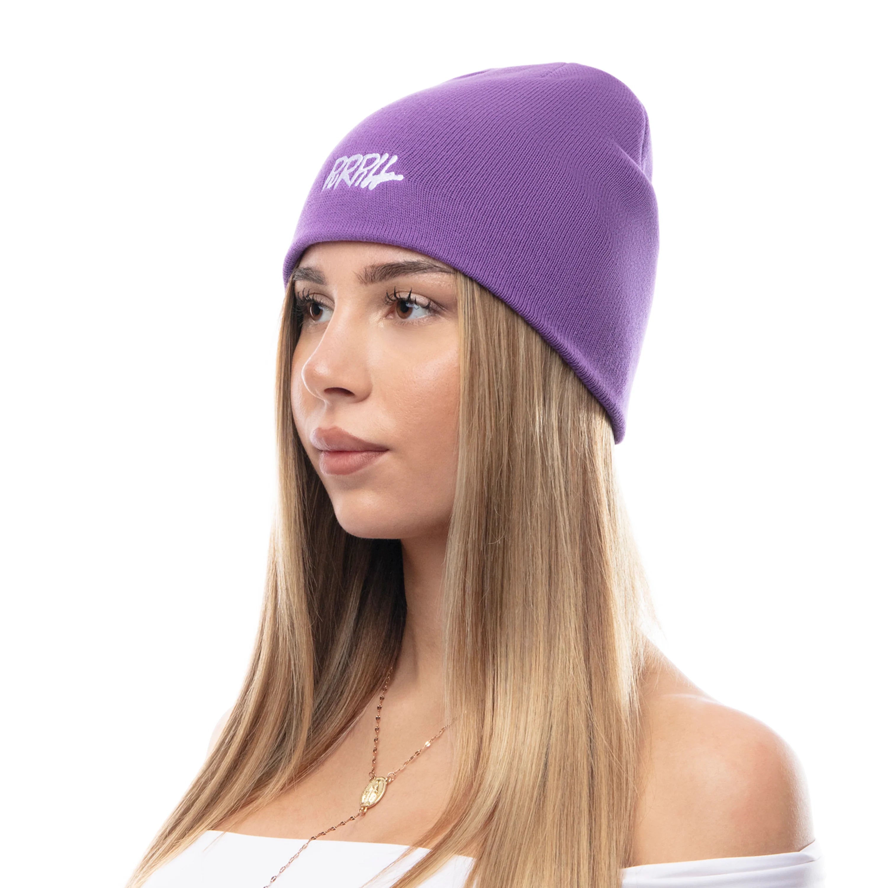 PURPILL EMBROIDERY BEANIE PURPILL