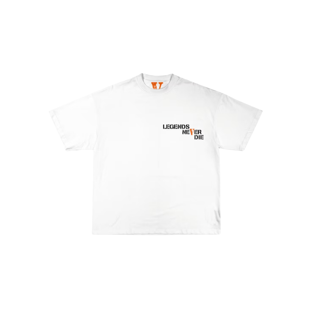 VLONE X JUICE WRLD BUTTERFLY T-SHIRT WHITE