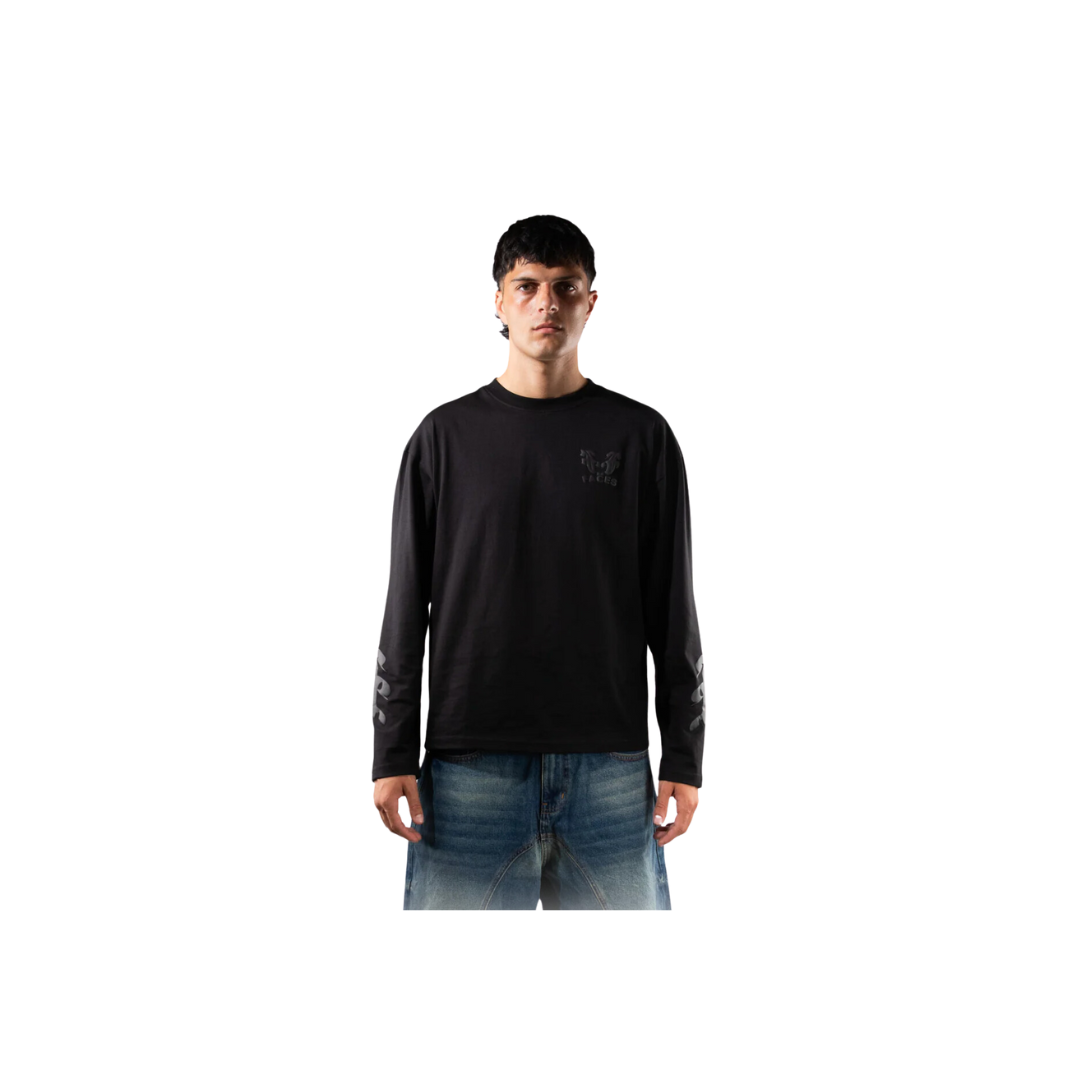 FACES ELEGANT LONGSLEEVE BLACK