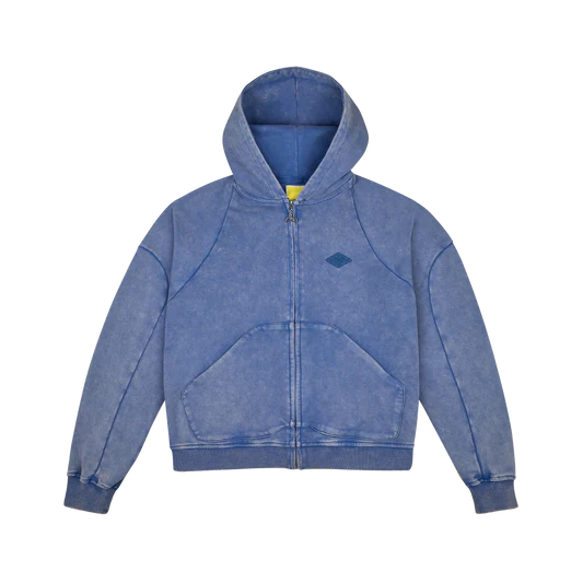 DIVENTION Trinity Zip-Washed Indigo