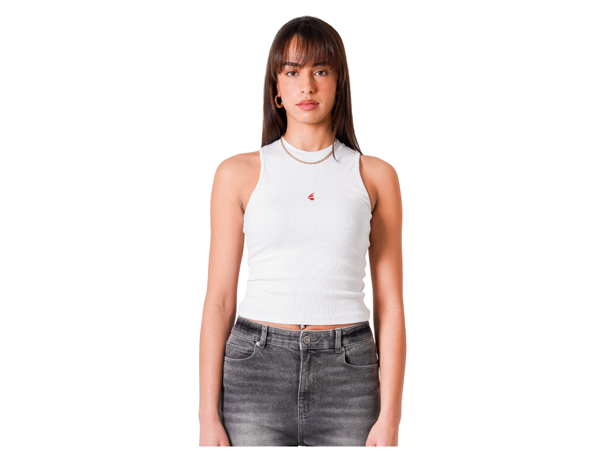 HAUT COURT EN MAILLE BICOLORE FEMME SIXTH JUNE NOIR