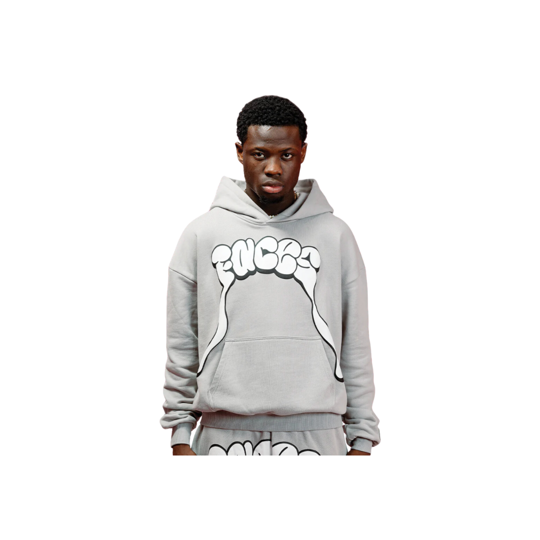 FACES PAINT TRAIL HOODIE GREY