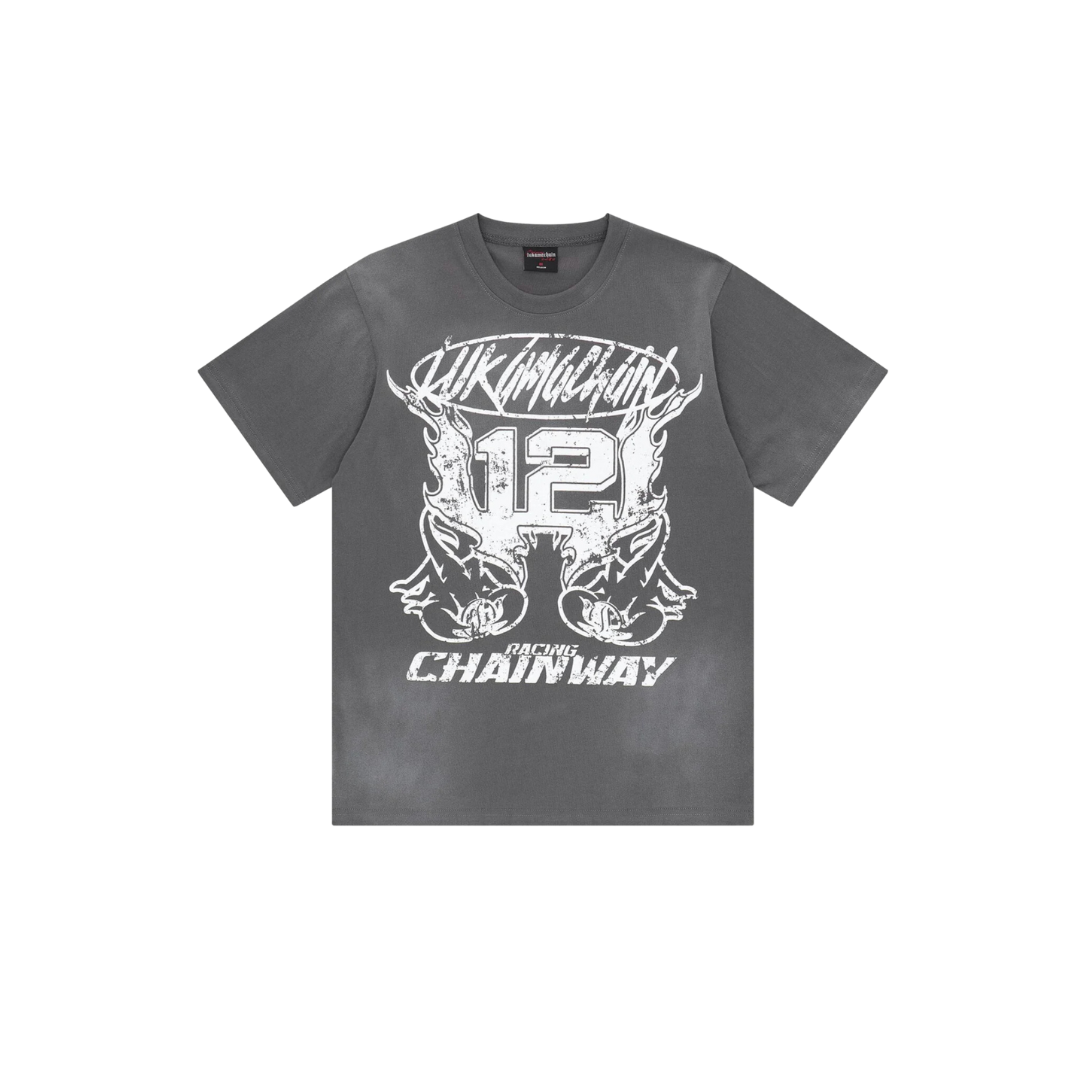 LUKAMACHAIN SS24 T-SHIRT GREY