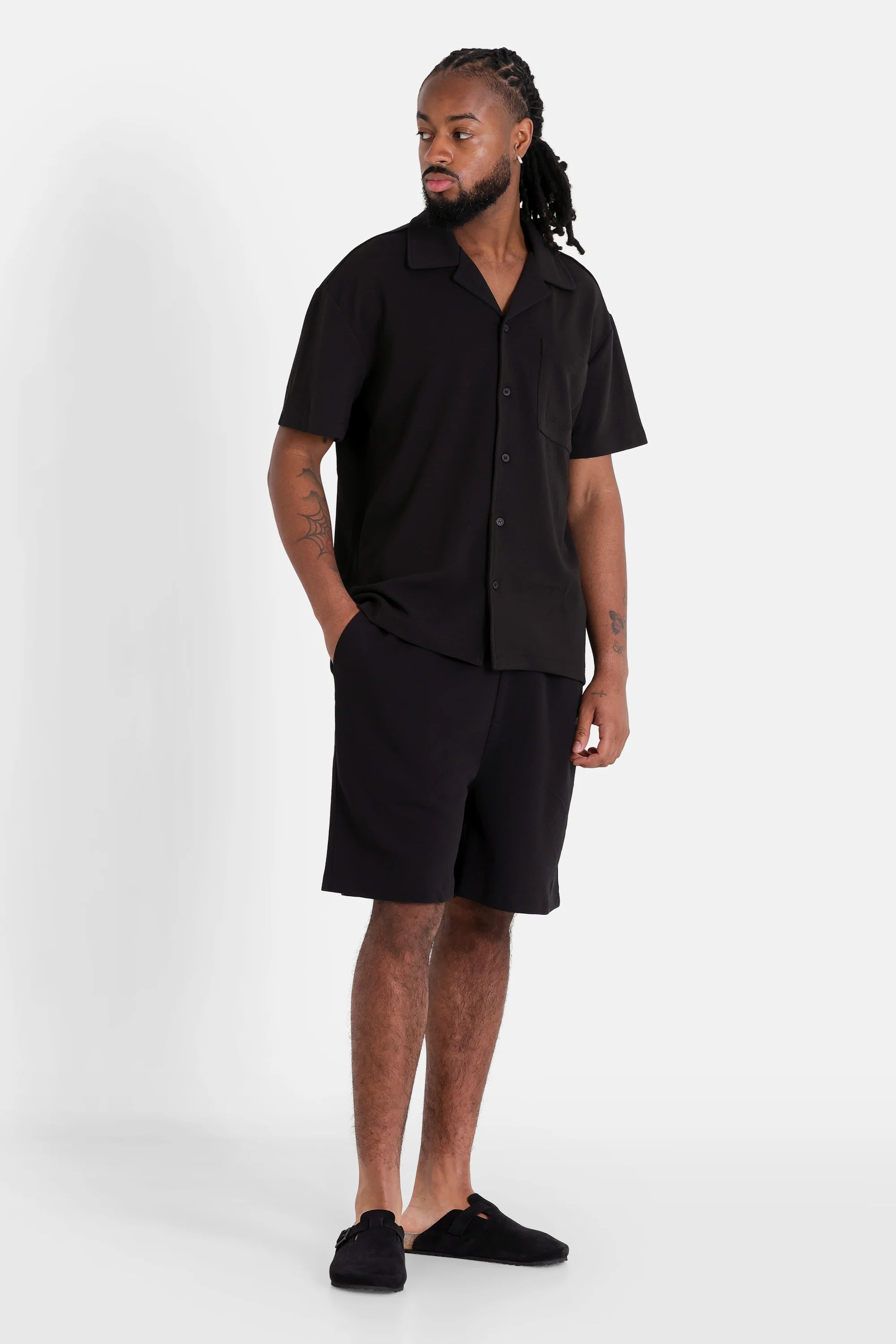 CHEMISE EN CRÊPE SIXTH JUNE BLANC