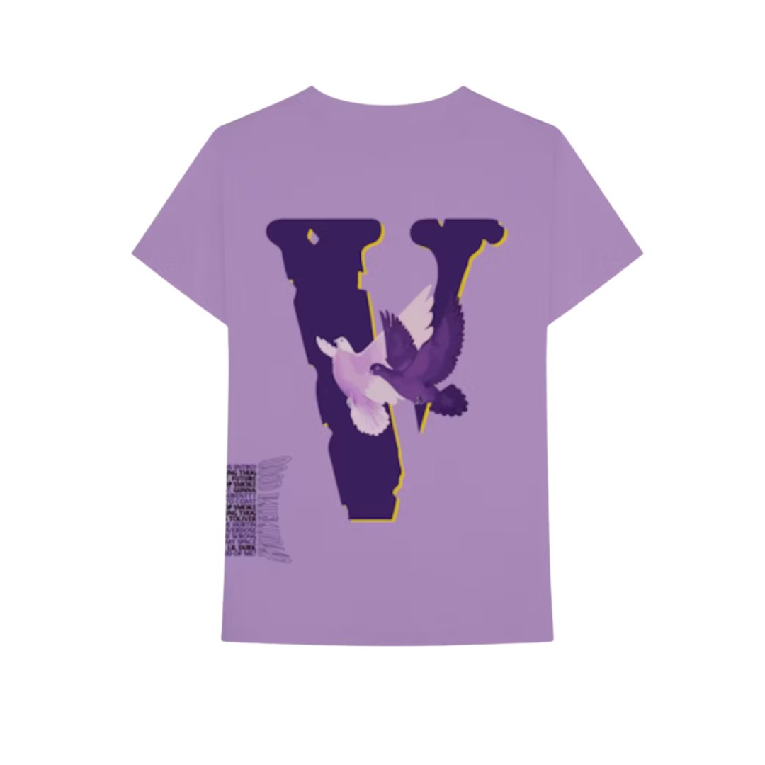 VLONE X NAV DOVES T-SHIRT PURPLE