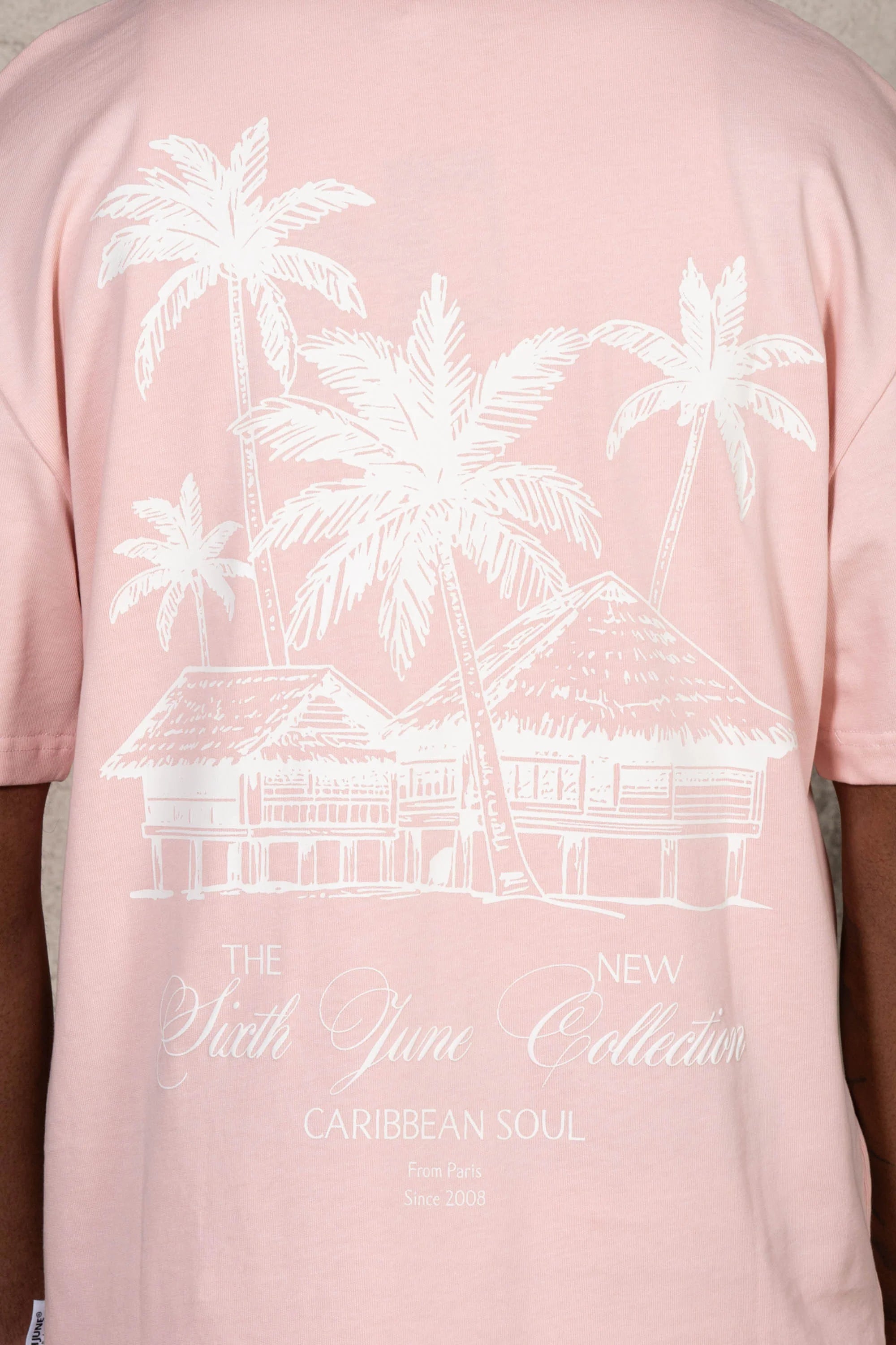 TEE-SHIRT SIXTH JUNE EMBROIDERY S/S BLANC