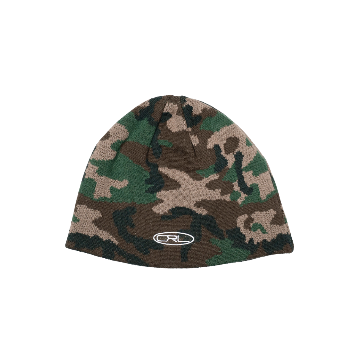 ORELIEN CAMO JACQUARD BEANIE