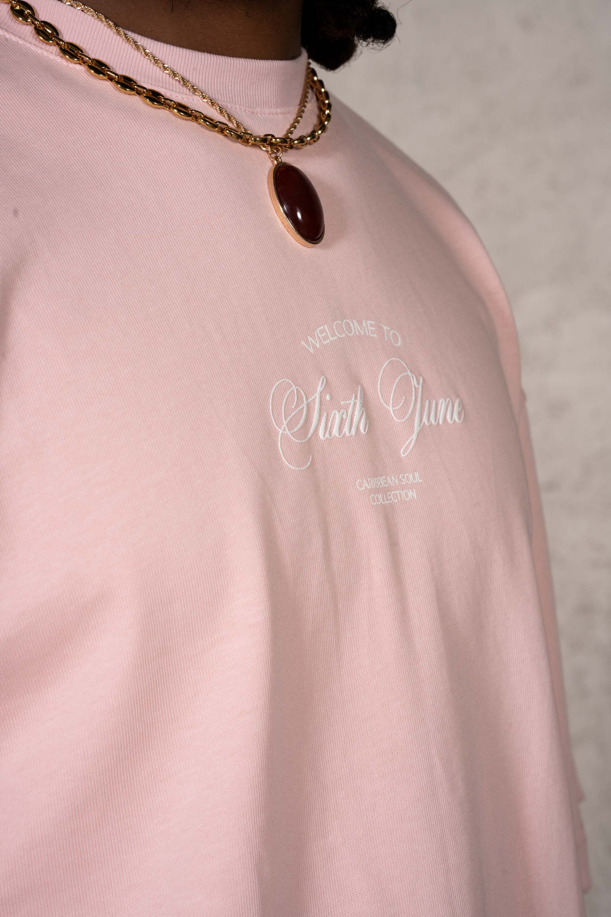 TEE-SHIRT SIXTH JUNE EMBROIDERY S/S BLANC