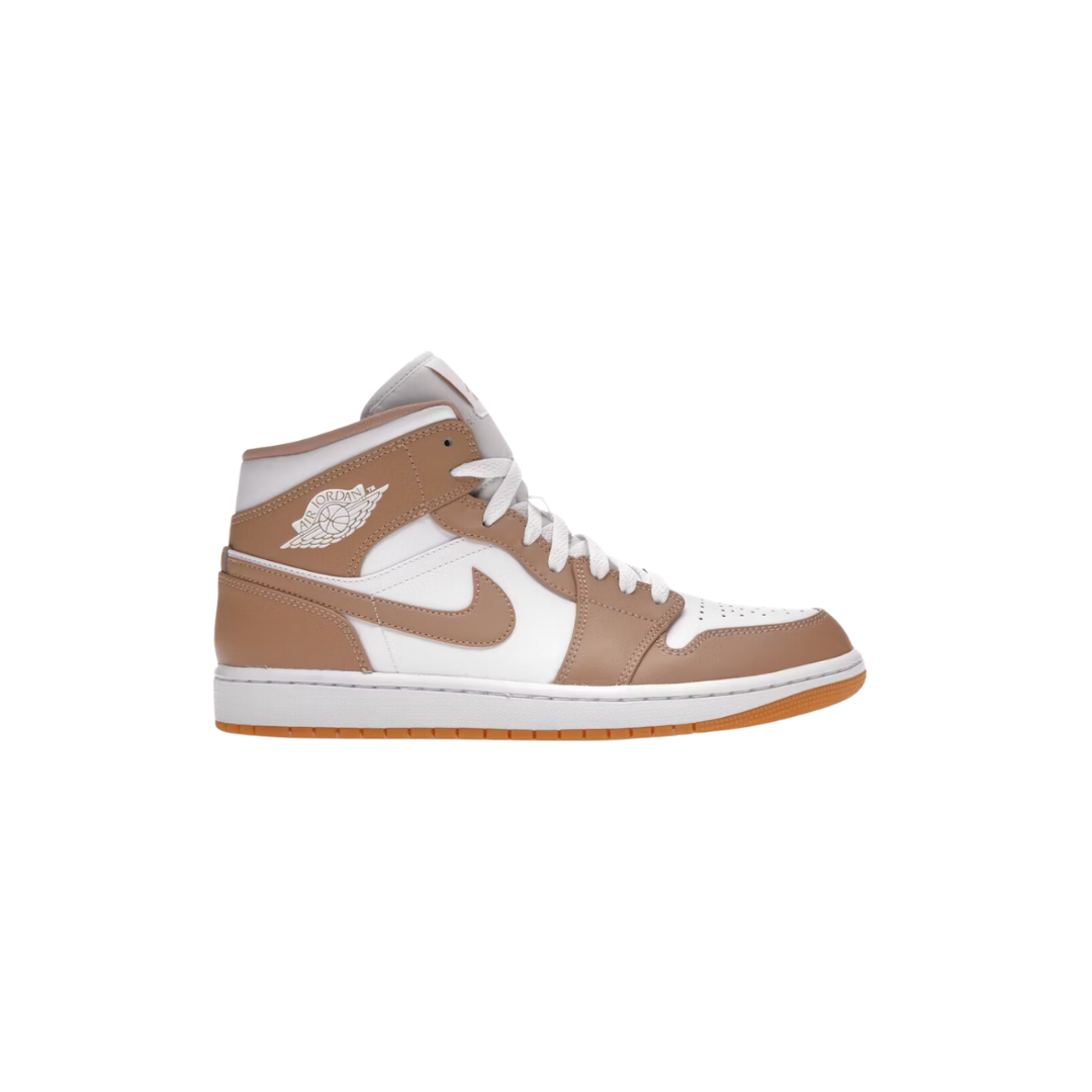 JORDAN 1 MID TAN GUM