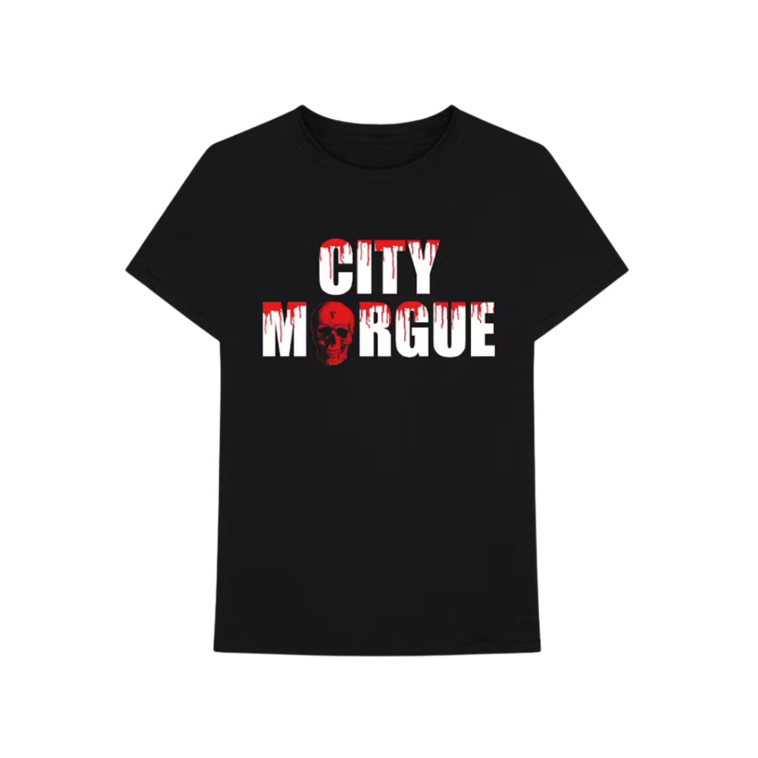 VLONE X CITY MORGUE DRIP T-SHIRT BLACK