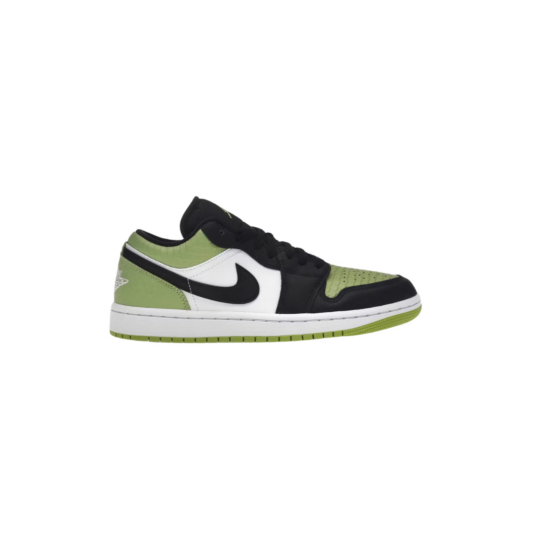 JORDAN 1 LOW SNAKESKIN VIVID GREEN