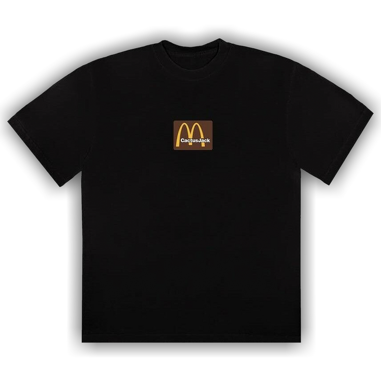 TRAVIS SCOTT X MCDONALDS SESAME INV TEE BLACK/BROWN