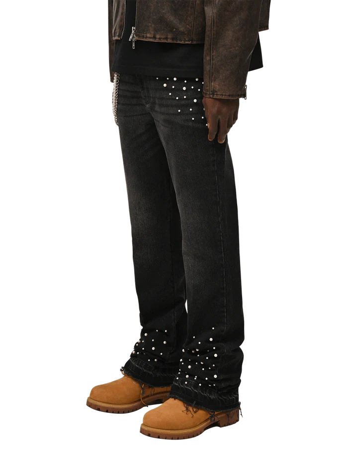 REPUTATION PEARL DENIM BLACK