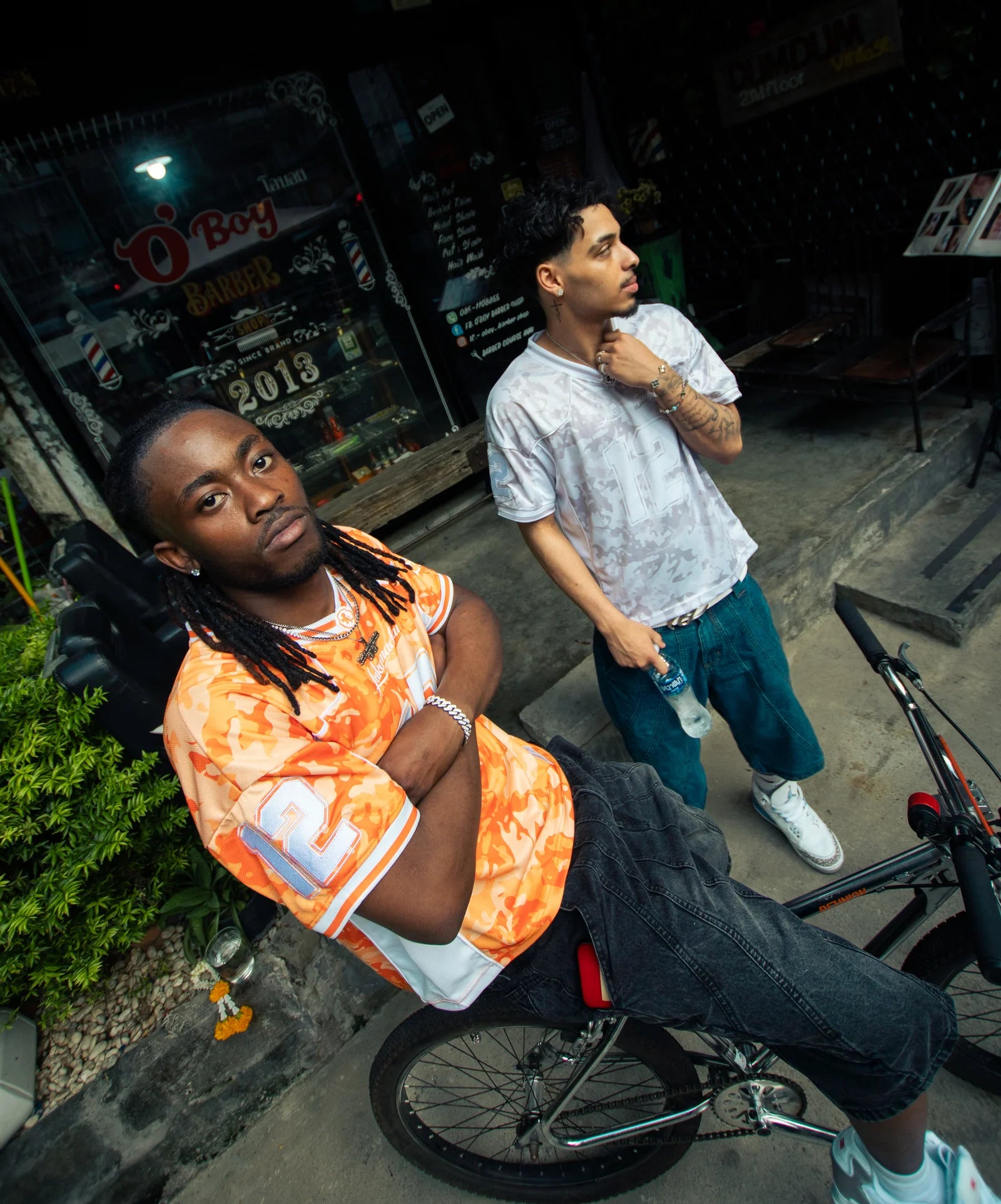 LUKAMACHAIN CAMO JERSEY ORANGE