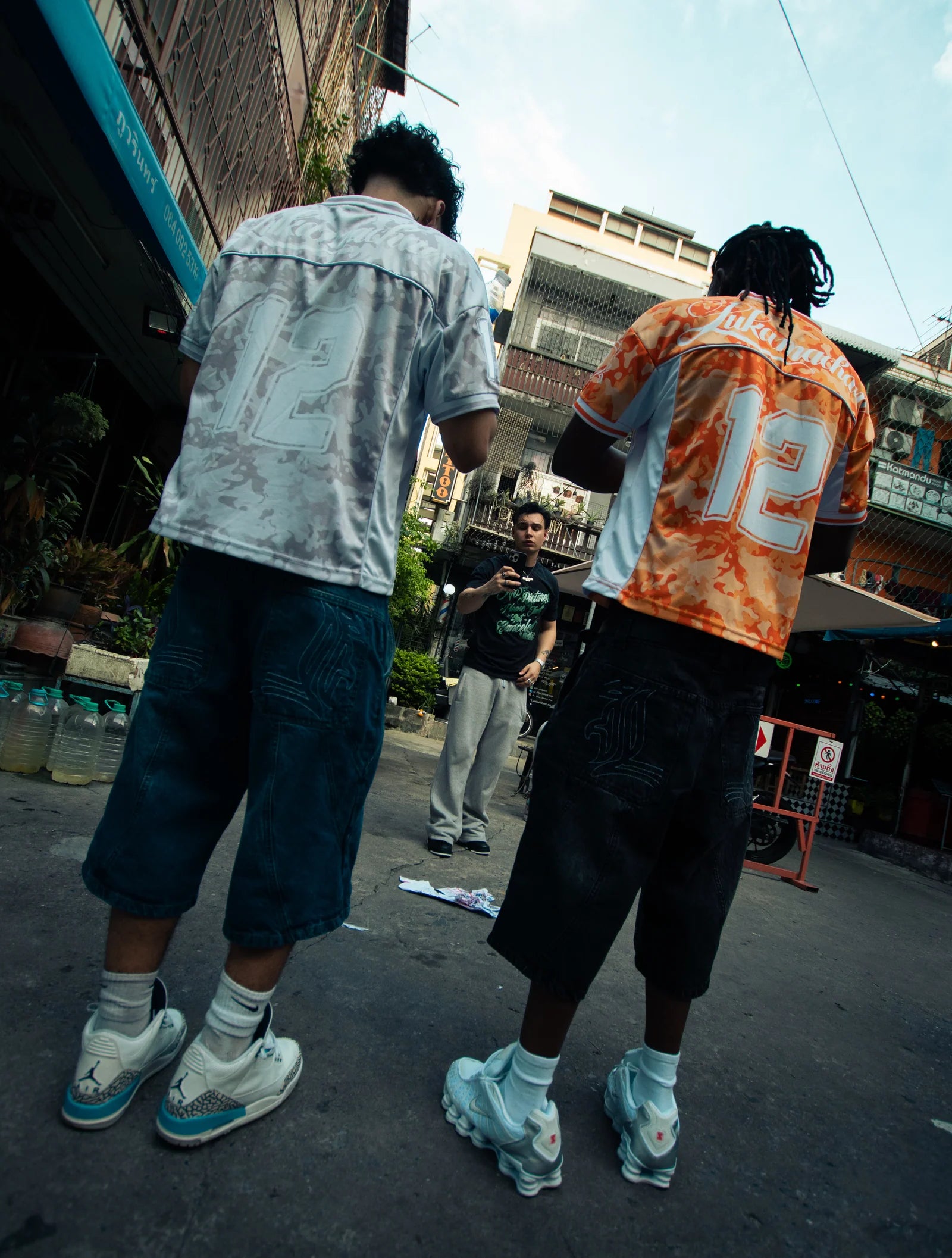 LUKAMACHAIN CAMO JERSEY ORANGE