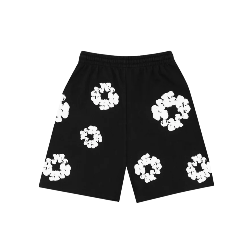 DENIM TEARS SHORTS BLACK