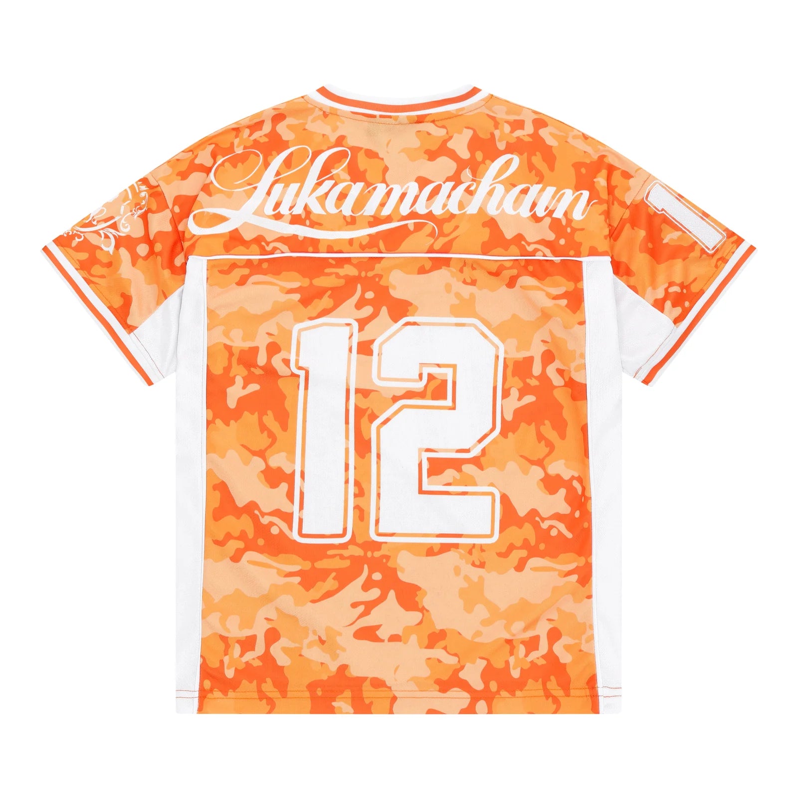 LUKAMACHAIN CAMO JERSEY ORANGE