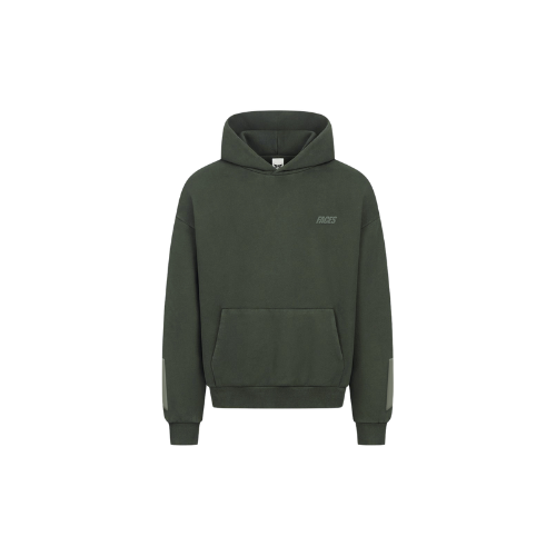 FACES CLOUDED HOODIE MILITARY GREEN