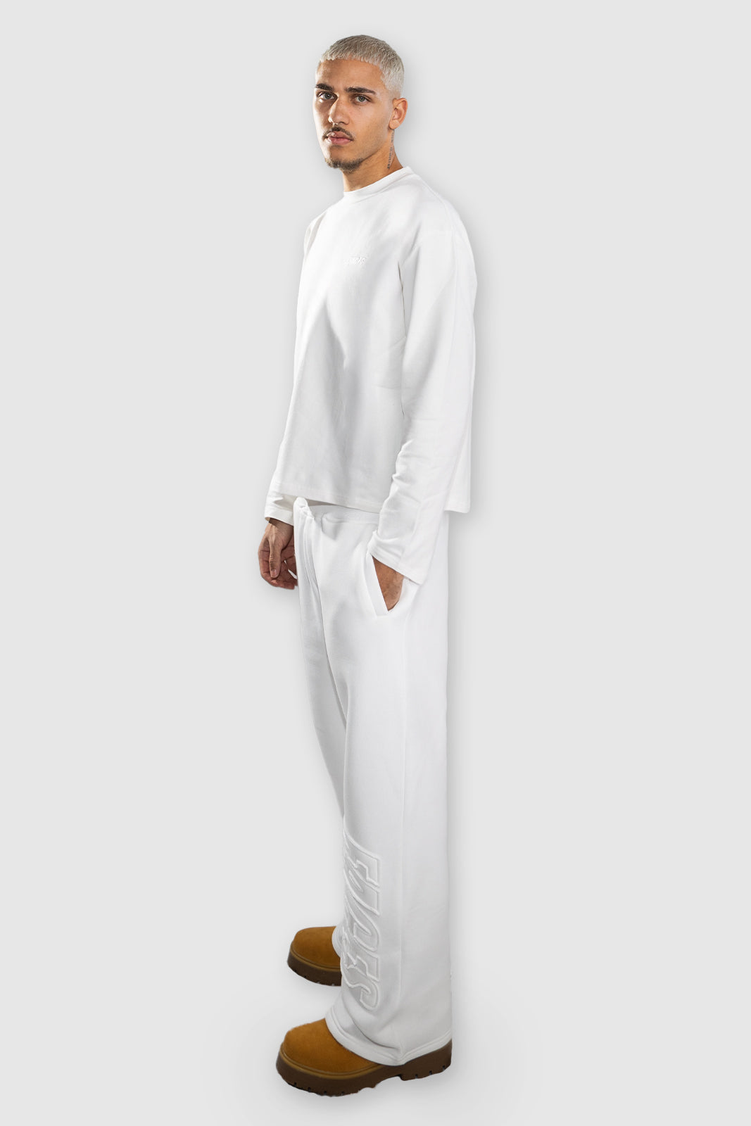 FACES CLOUDED 2026 LONGSLEEVE I SNOW WHITE