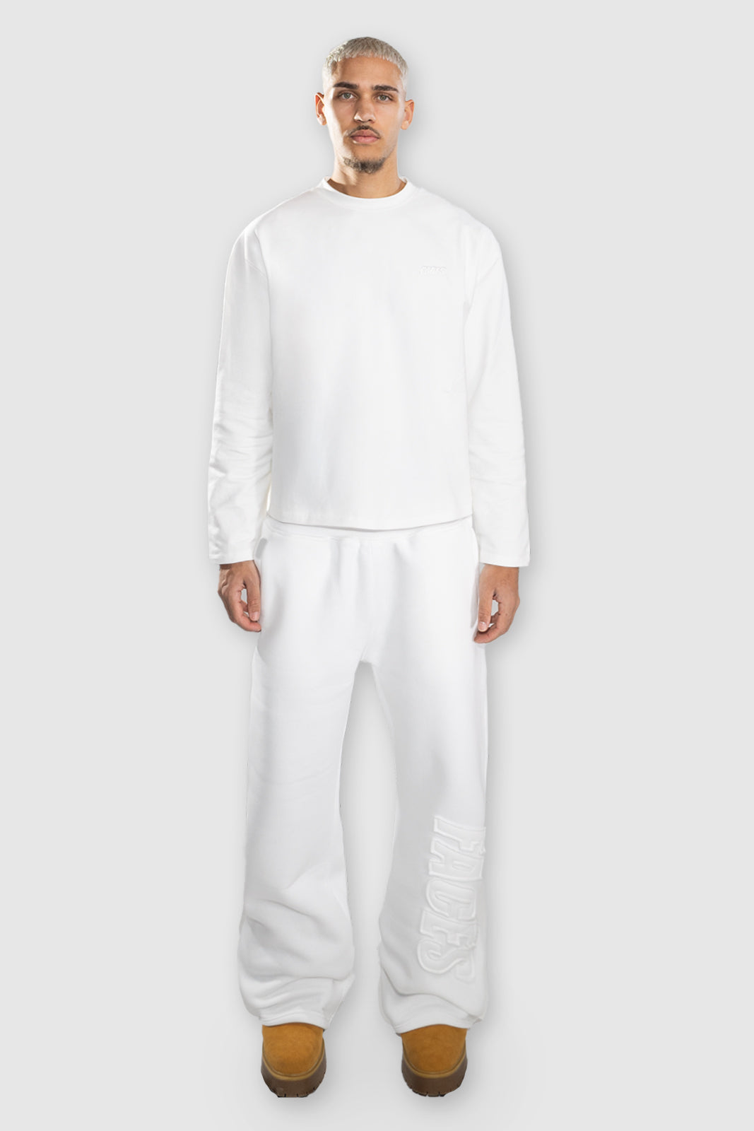 FACES CLOUDED 2026 PANTS I SNOW WHITE