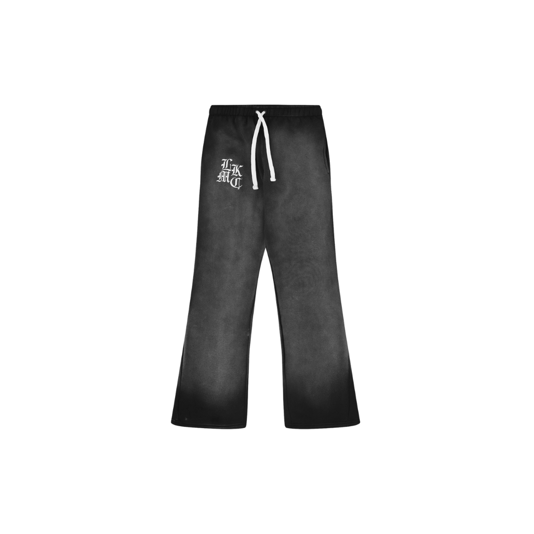 LUKAMACHAIN DISTRESSED DARK GREY JOGGER