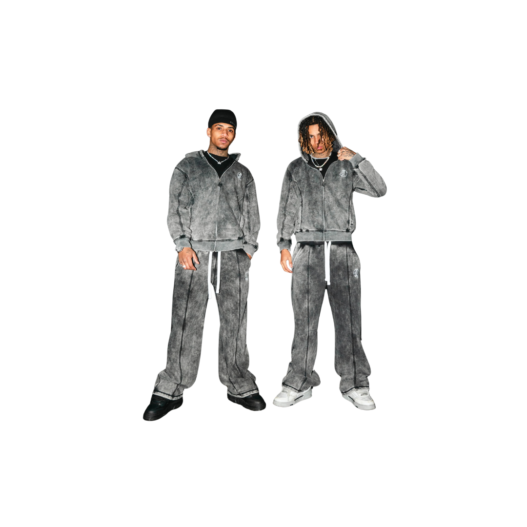 LUKAMACHAIN DISTRESSED GHOST JOGGER