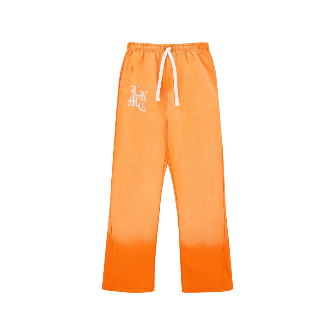 LUKAMACHAIN DISTRESSED ORANGE JOGGER