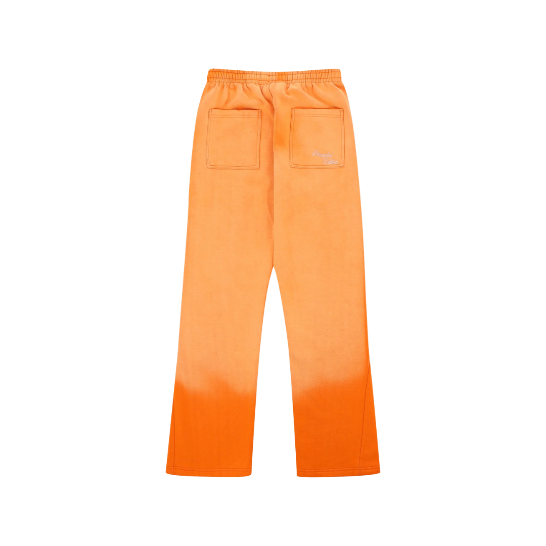 LUKAMACHAIN DISTRESSED ORANGE JOGGER