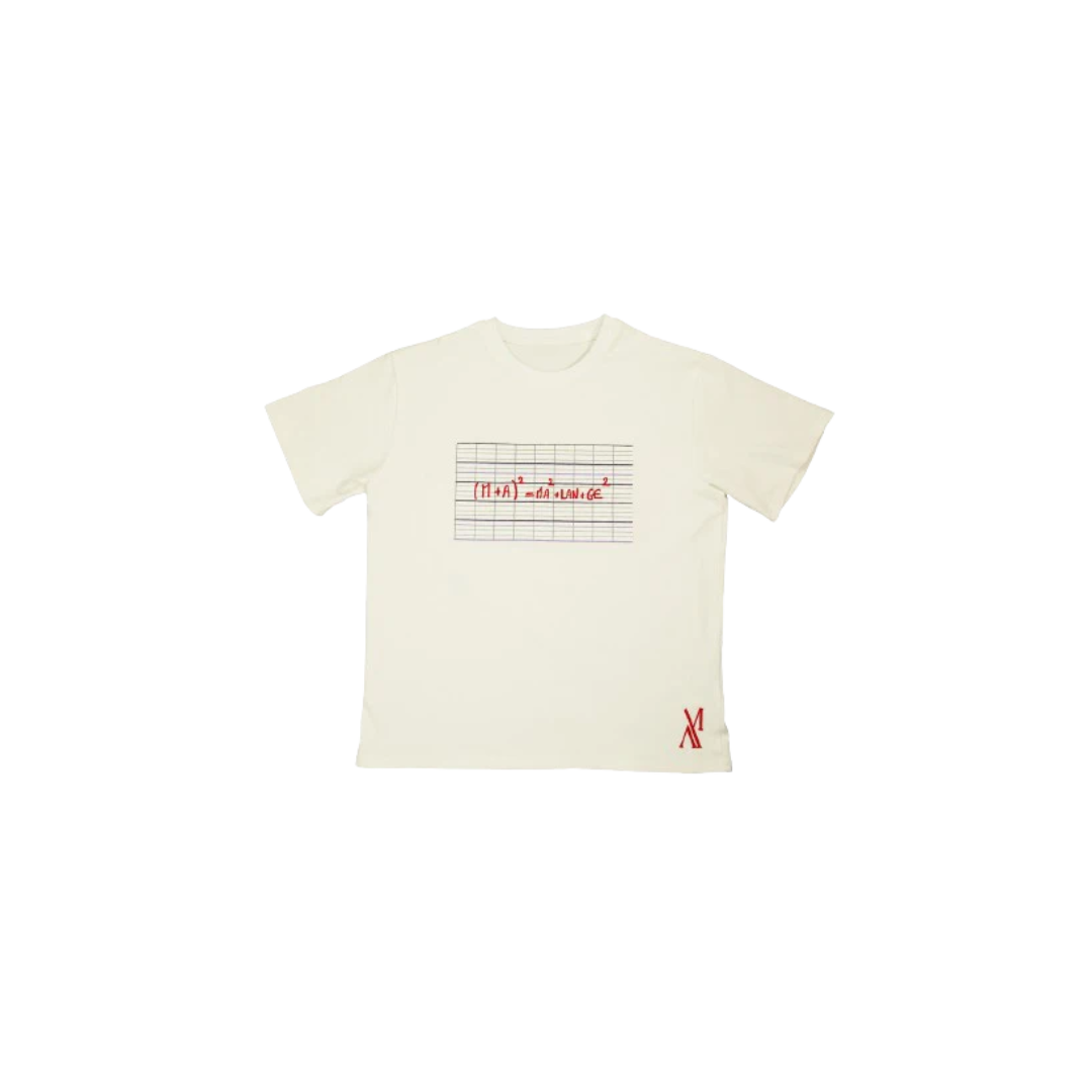MAL ANGE HIGHSCHOOL T-SHIRT WHITE