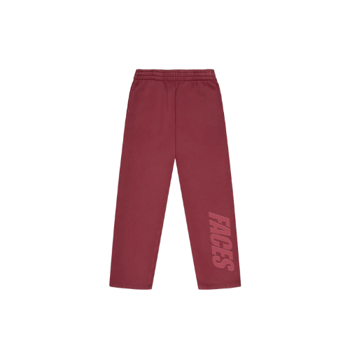 FACES CLOUDED PANTS BORDEAUX