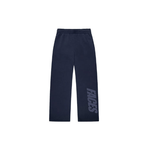 FACES CLOUDED PANTS NAVY BLUE