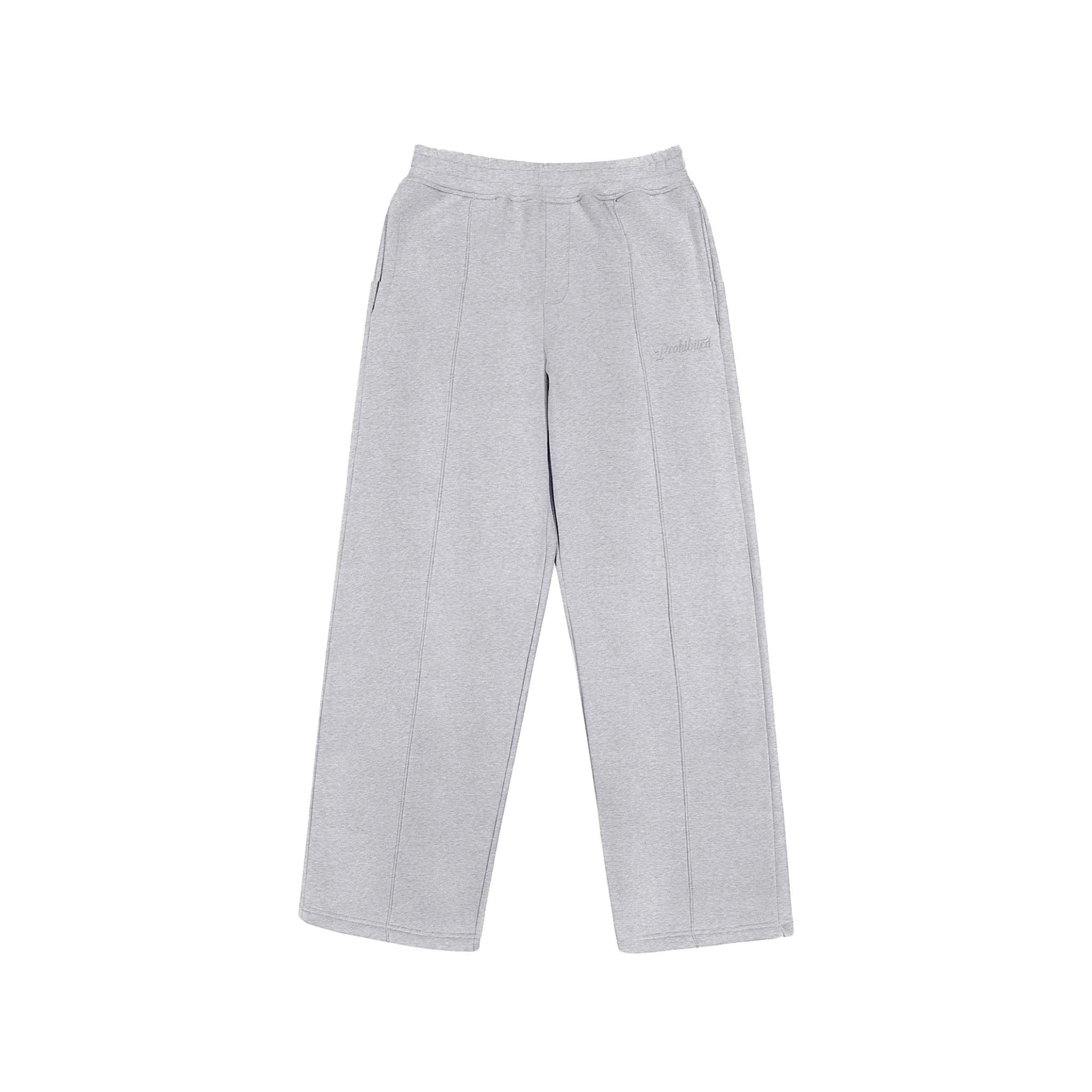 PANTALON DE SURVÊTEMENT INTERDIT GRIS MELANGÉ