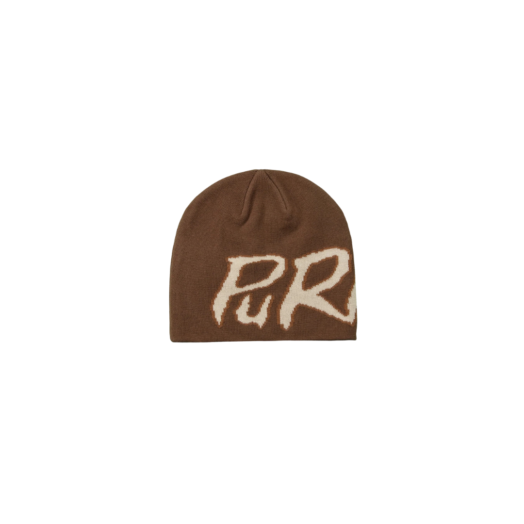PURPILL BEANIE JACQUARD MOCHA BROWN