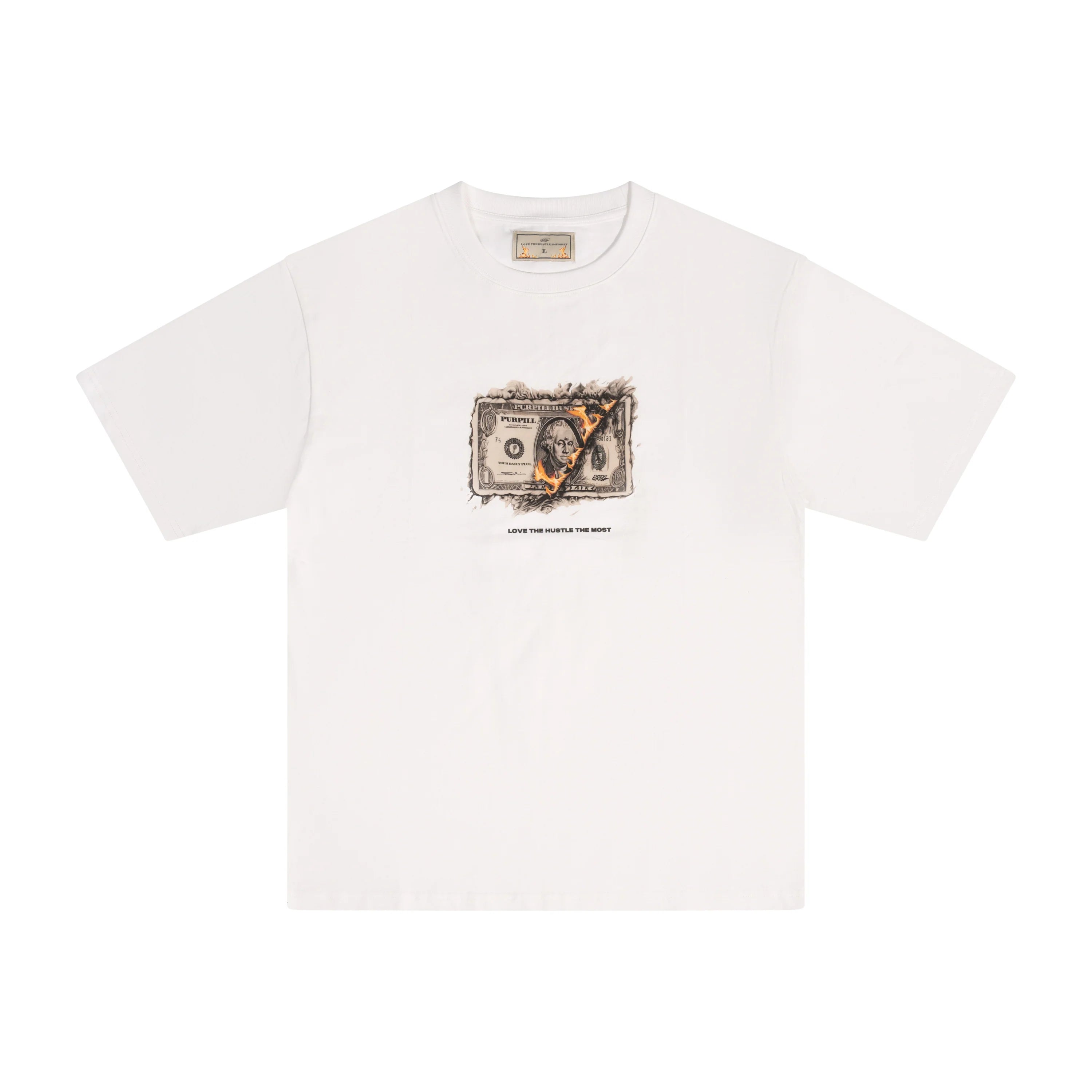 PURPILL DOLLAR TEE WHITE