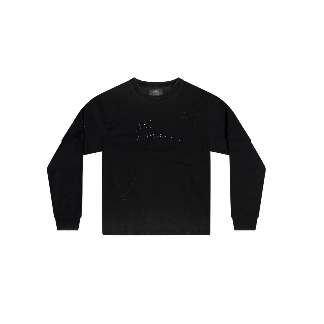 PURPILL PLUG LONGSLEEVE WASHED BLACK