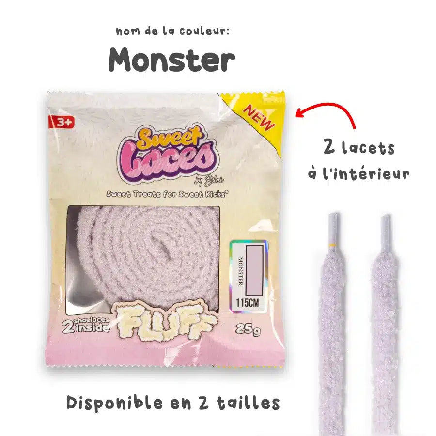 SWEET LACES FLUFFY MONSTER
