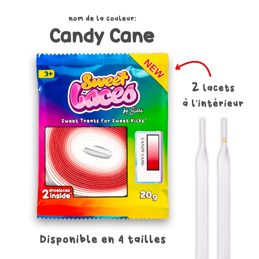SWEET LACES ORIGINALS CANDY CANE