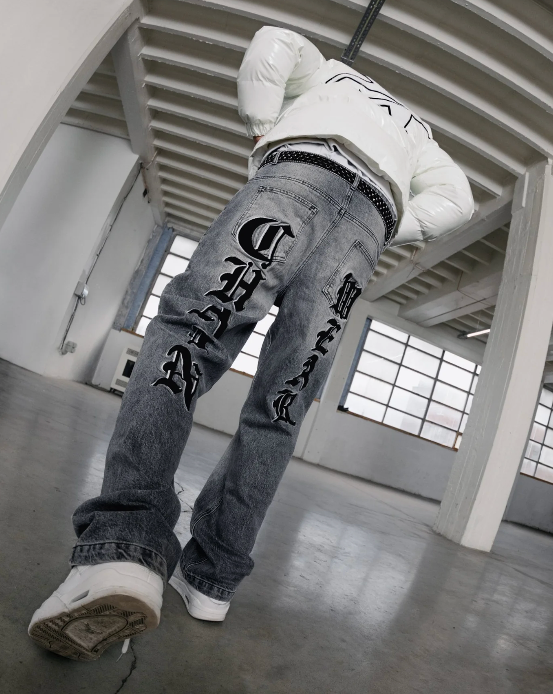 LUKAMACHAIN CHAINWEAR JEANS GREY