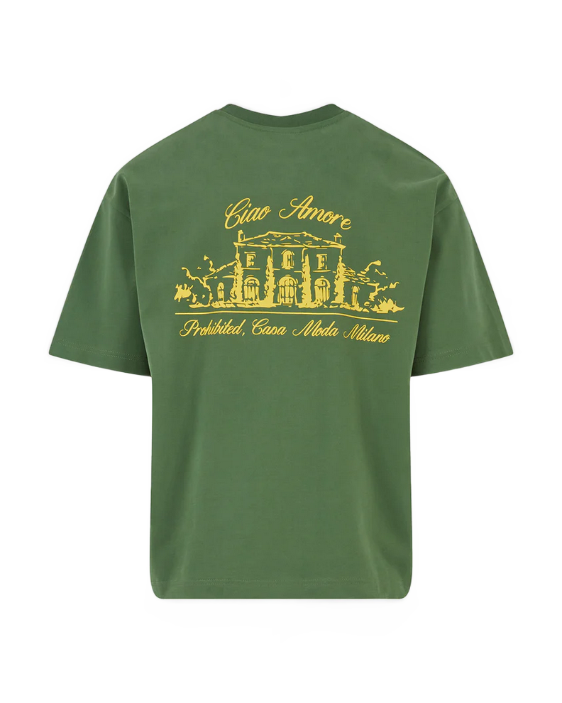 PROHIBITED CASA MODA TEE GREEN