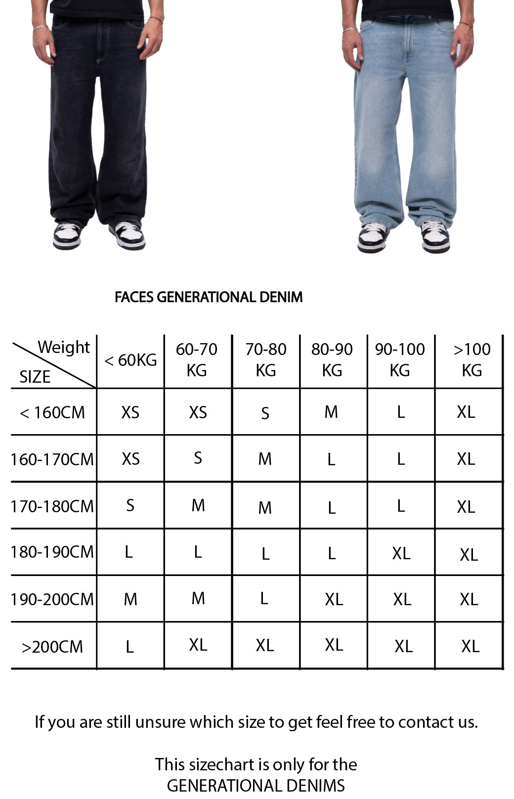 NFK X FACES CO. DENIM BLACK