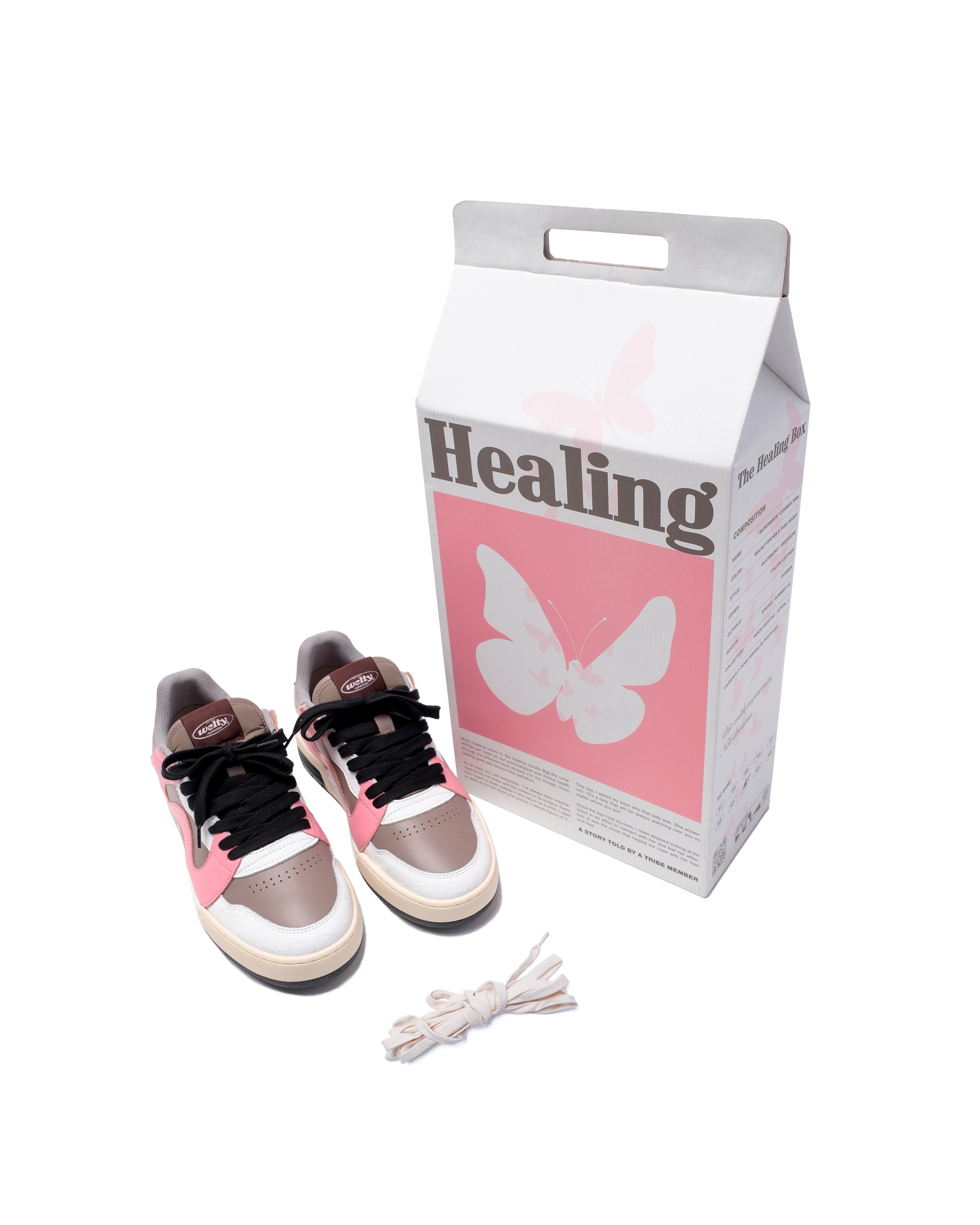 WELTY SUPERMOON "COSMOS PINK" SNEAKERS