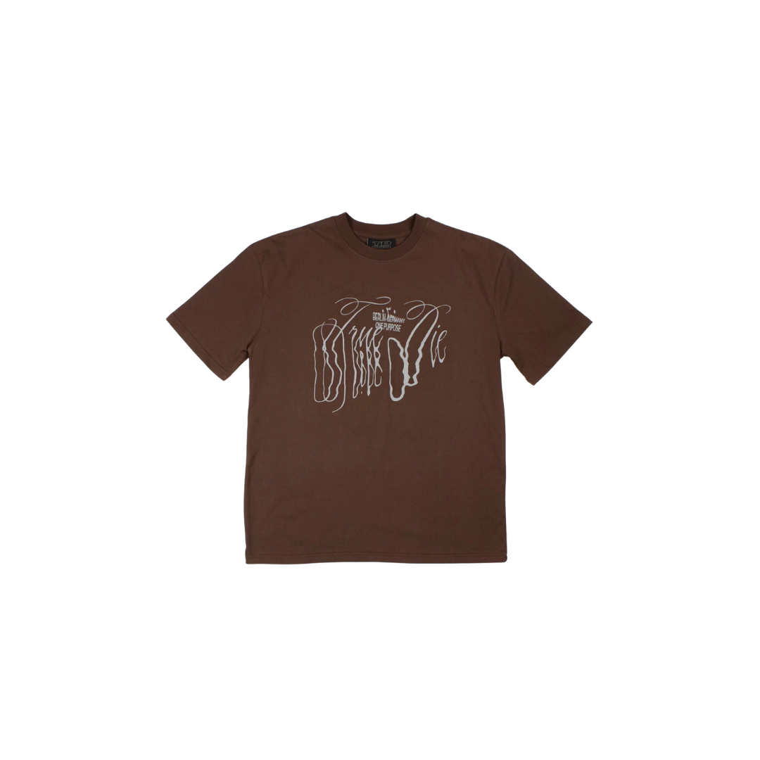 TRUE DIE GRAPHIC TEE BROWN