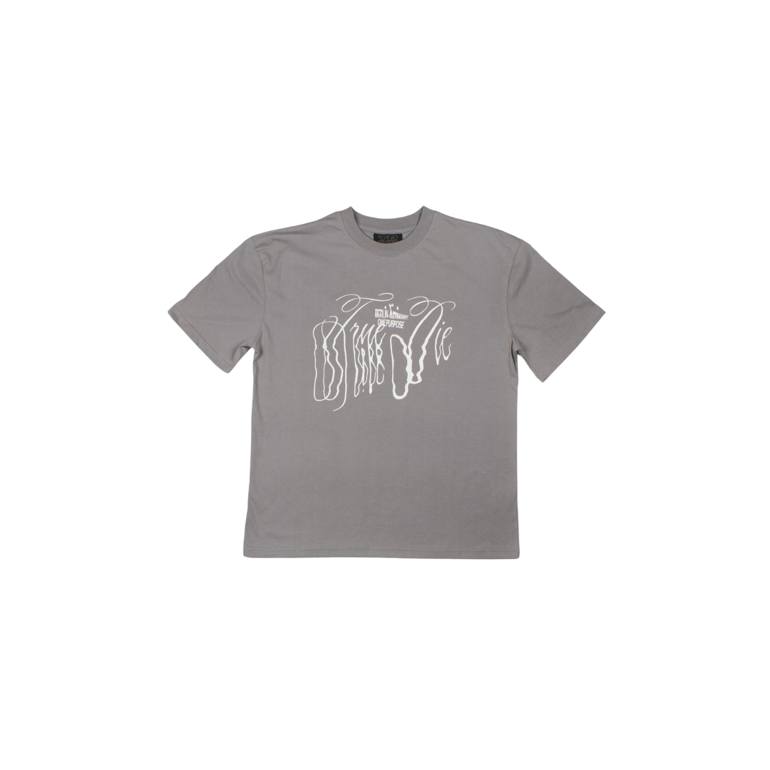 TRUE DIE GRAPHIC TEE GREY