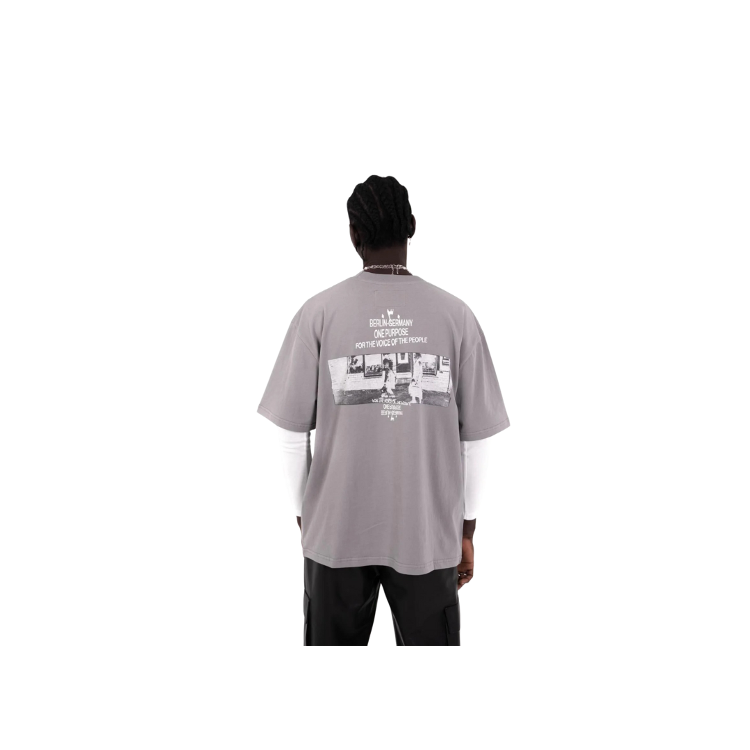 TRUE DIE GRAPHIC TEE GREY