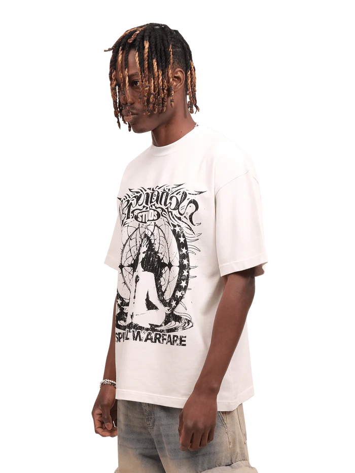 REPUTATION SPIRITUAL WARFARE TEE WHITE