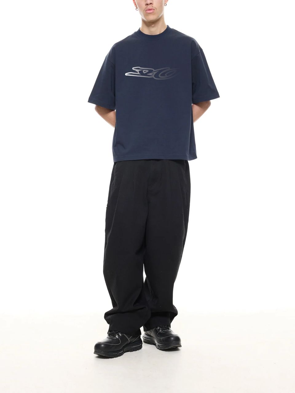 RINKITOU REFLECT TO GROW TEE – NAVY