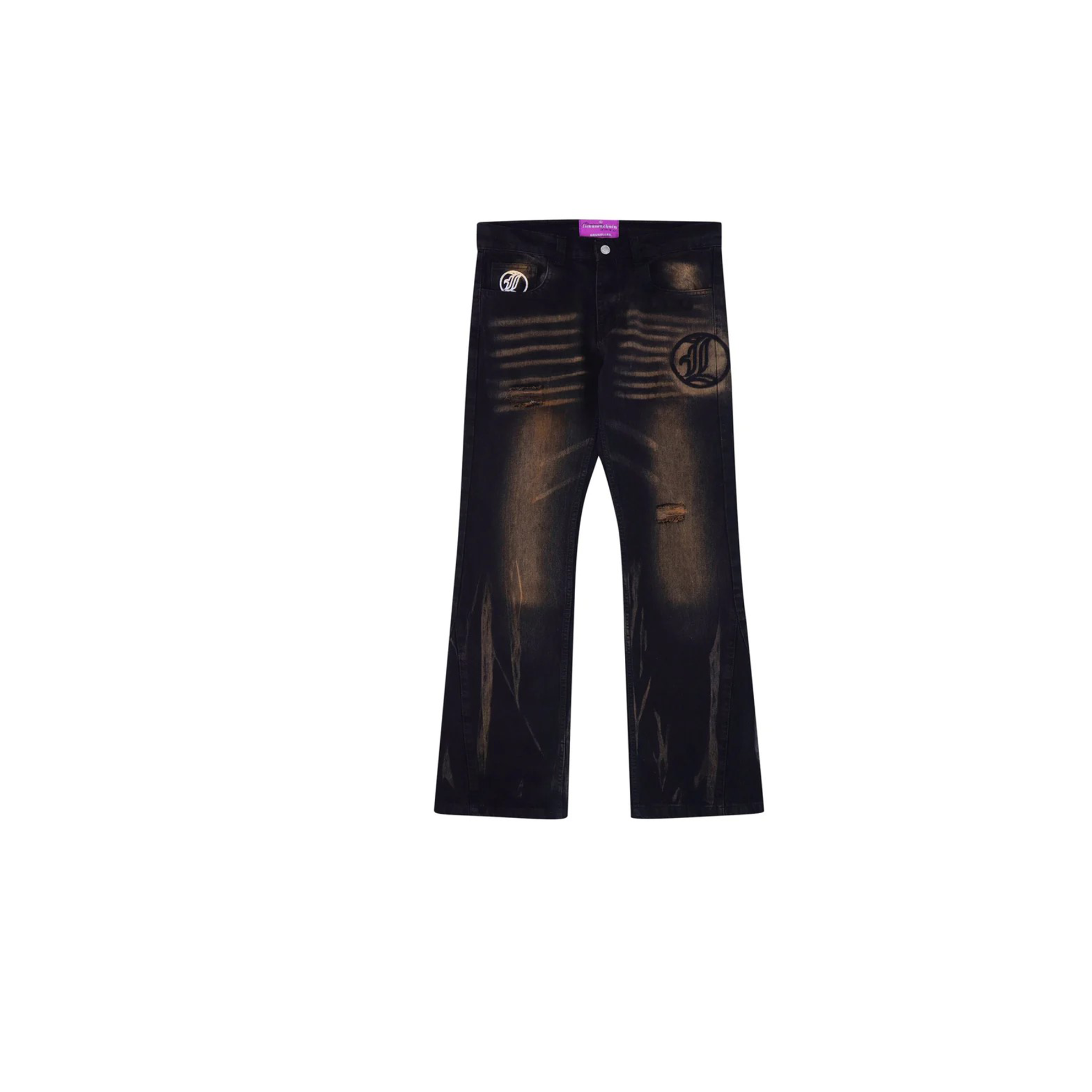 LUKAMACHAIN FLARED JEANS SERIES COPPER