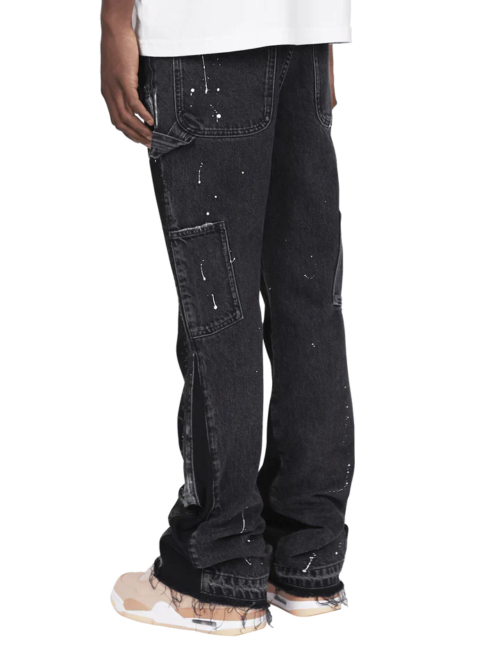 DENIM FLARE RÉPUTATION NOIR