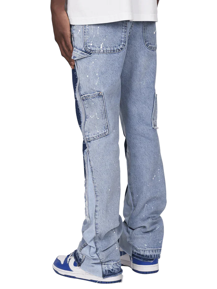 REPUTATION FLARE DENIM BLUE