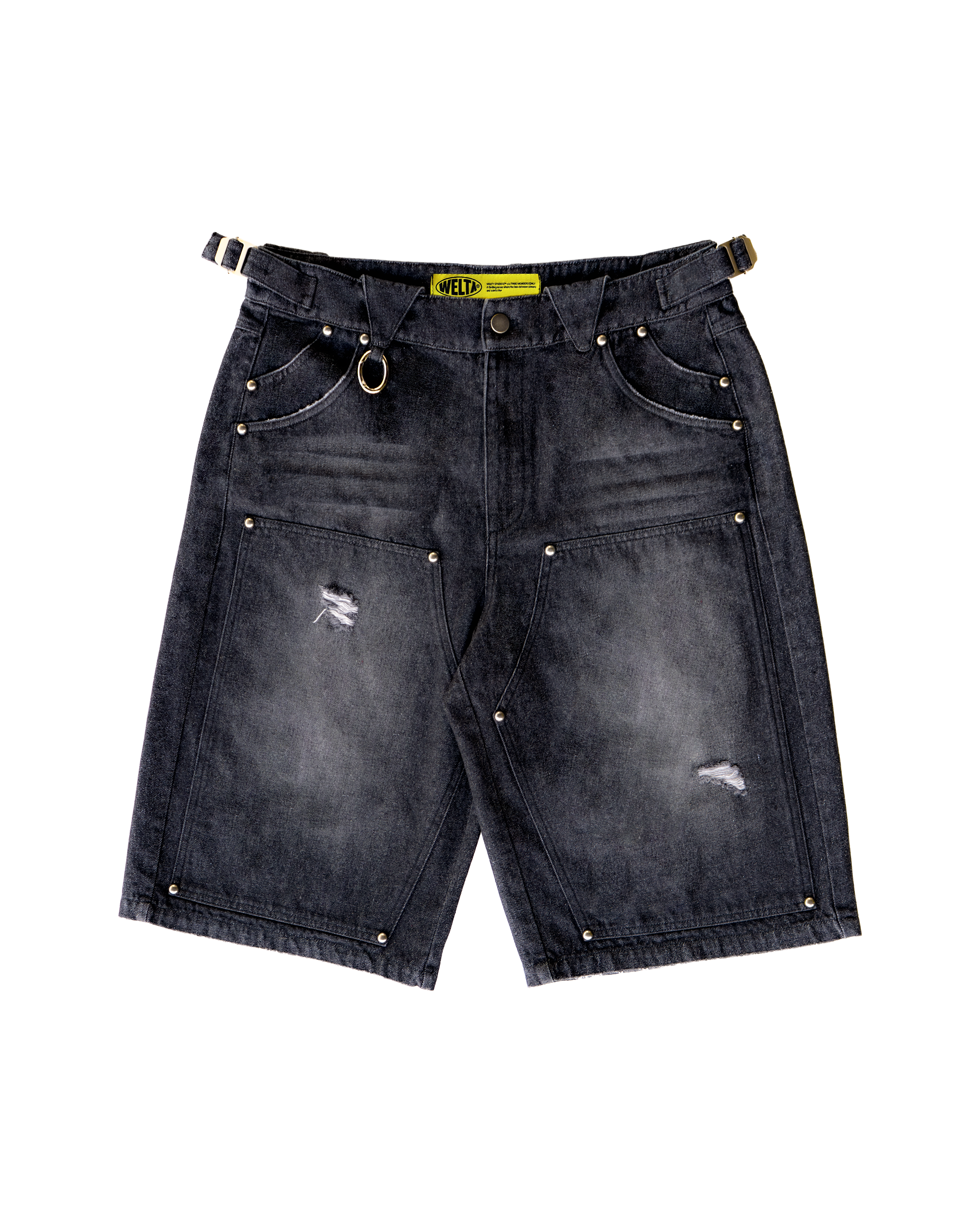 WELTY DOUBLE KNEE DENIM JORTS